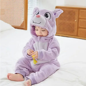 Conjuntos de Bebé con Forma de Animales - Estilo y Comodidad - Pijamas acogedores con capuchas de fantasía para niños y bebés