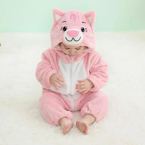 Conjuntos de Bebé con Forma de Animales - Estilo y Comodidad - Pijamas acogedores con capuchas de fantasía para niños y bebés