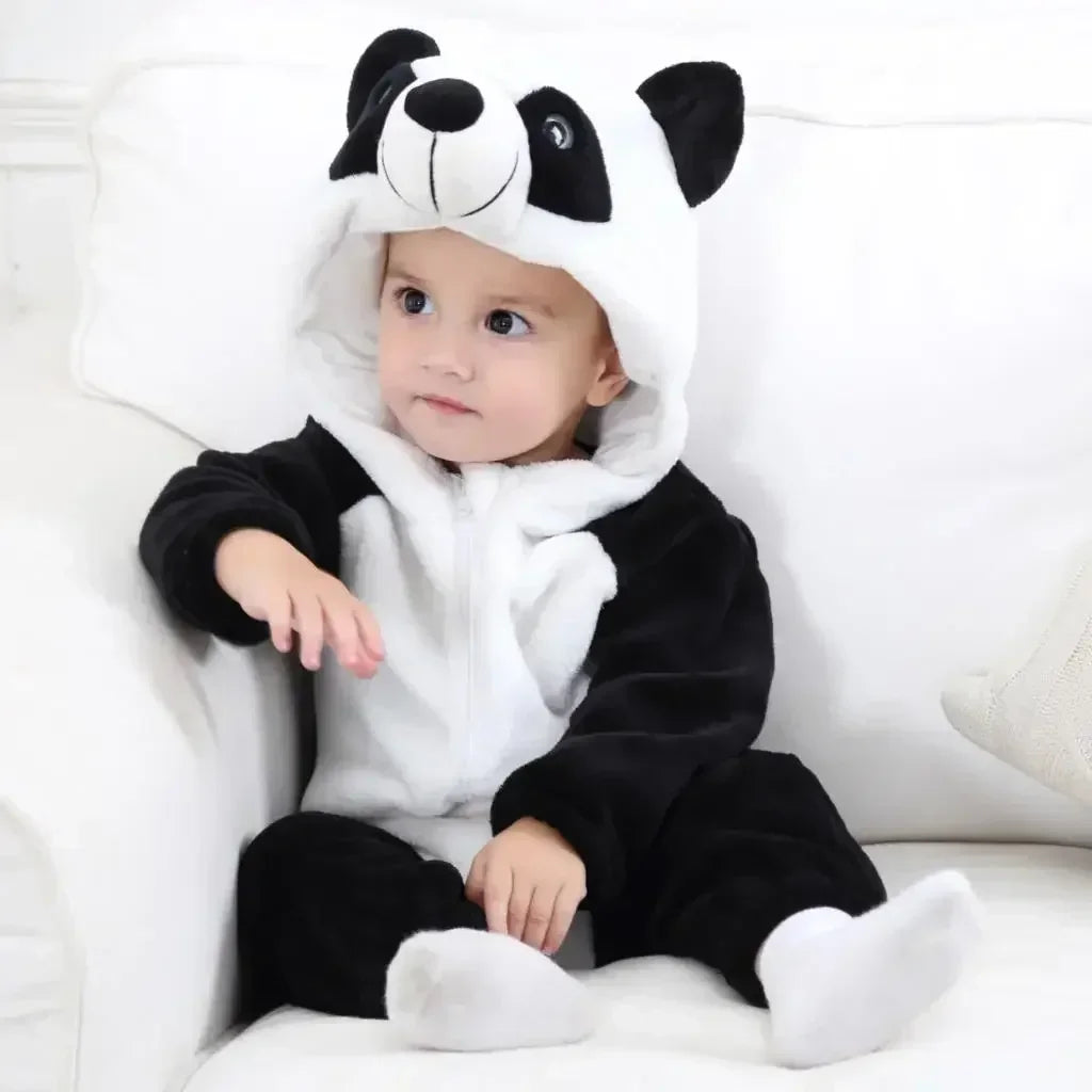 Conjuntos de Bebé con Forma de Animales - Estilo y Comodidad - Pijamas acogedores con capuchas de fantasía para niños y bebés