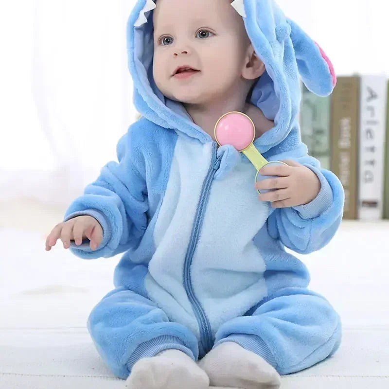 Conjuntos de Bebé con Forma de Animales - Estilo y Comodidad - Pijamas acogedores con capuchas de fantasía para niños y bebés