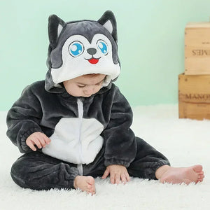 Conjuntos de Bebé con Forma de Animales - Estilo y Comodidad - Pijamas acogedores con capuchas de fantasía para niños y bebés