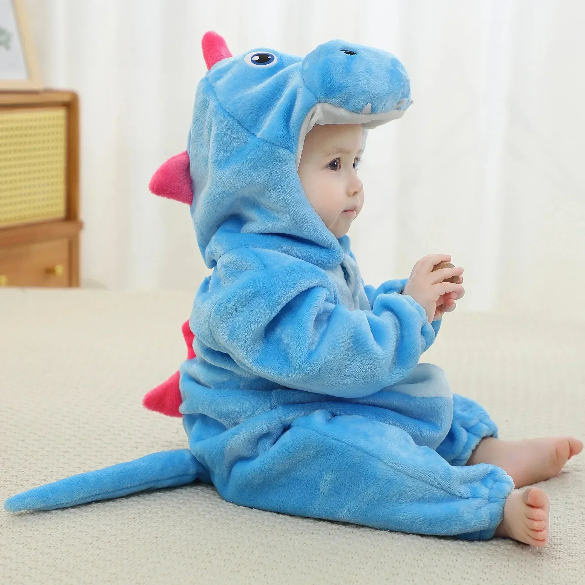 Conjuntos de Bebé con Forma de Animales - Estilo y Comodidad - Pijamas acogedores con capuchas de fantasía para niños y bebés