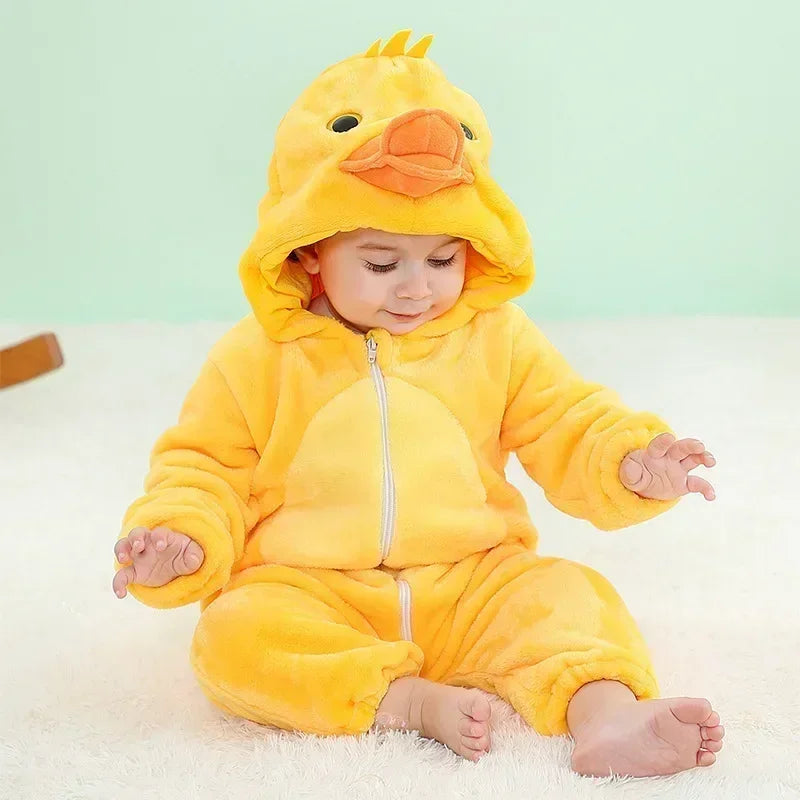 Conjuntos de Bebé con Forma de Animales - Estilo y Comodidad - Pijamas acogedores con capuchas de fantasía para niños y bebés